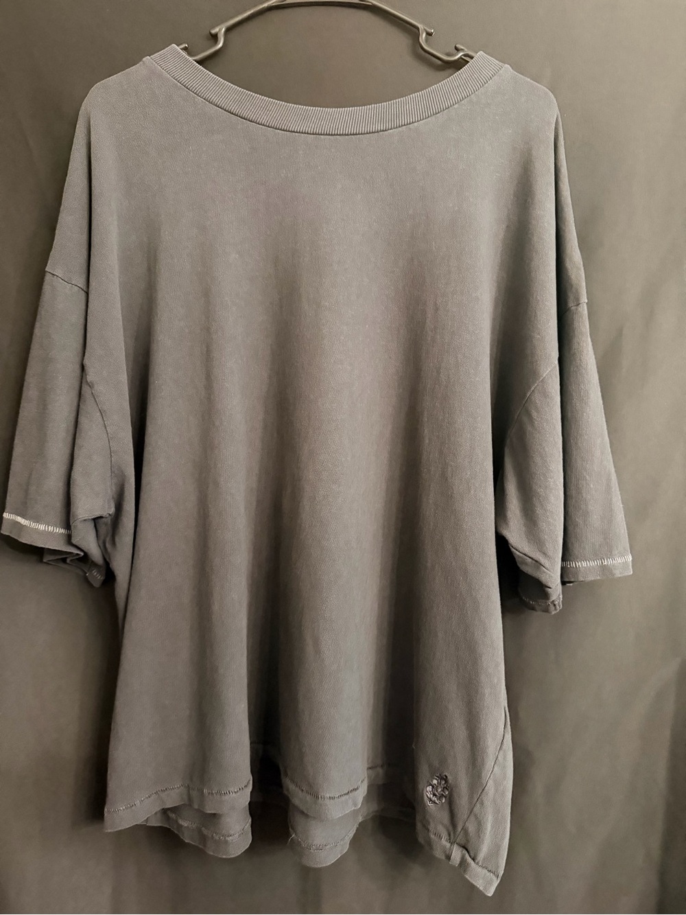 FP Movement Free People Slam Dunk Tee Black Oversized Size M